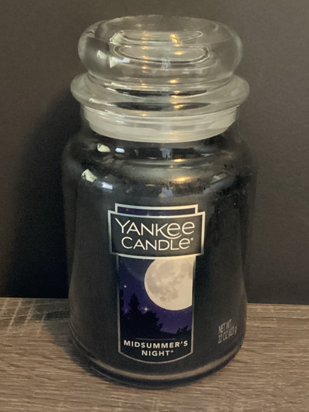 NEW Yankee Candle Midsummer’s Night large jar candle 22oz brand new